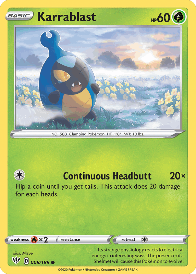 Karrablast #8 from Darkness Ablaze - Common - Illustrated by Mizue