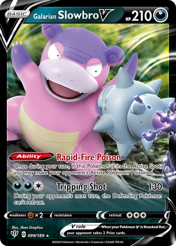 Galarian Slowbro V 99, Darkness Ablaze