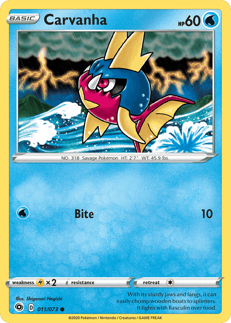 Carvanha #11 from Champion's Path - Common - Illustrated by Shigenori Negishi
