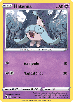 Hatenna Pokémon TCG card art
