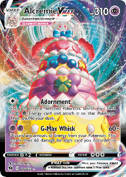 Alcremie VMAX Pokémon TCG card art