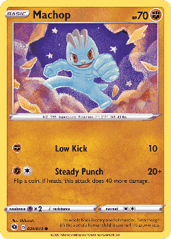 Machop Pokémon TCG card art