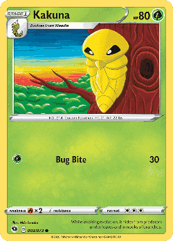 Kakuna Pokémon TCG card art