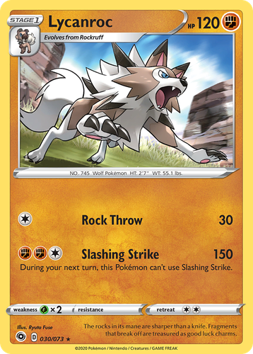 Lycanroc 30, Champion's Path