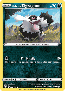 Galarian Zigzagoon 35, Champion's Path