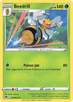 Beedrill Pokémon TCG card art