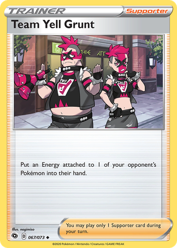 Team Yell Grunt 67, Champion's Path