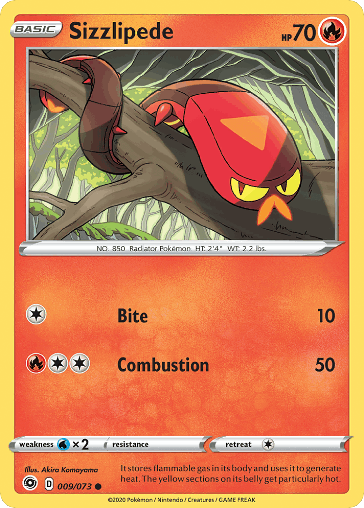 Sizzlipede #9 from Champion's Path - Common - Illustrated by Akira Komayama