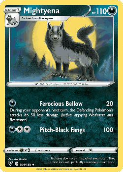 Mightyena 104, Vivid Voltage