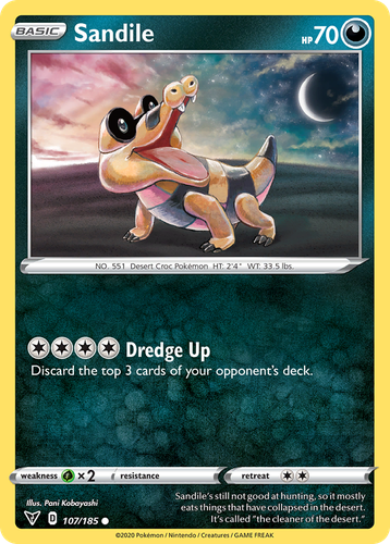 Sandile #107 from Vivid Voltage - Common - Illustrated by Pani Kobayashi