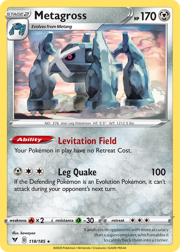 Metagross 118, Vivid Voltage