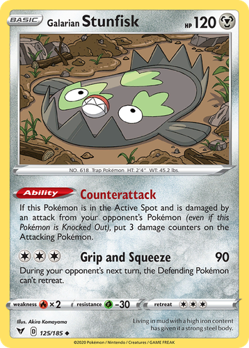 Galarian Stunfisk 125, Vivid Voltage