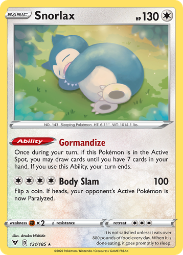 Snorlax 131, Vivid Voltage