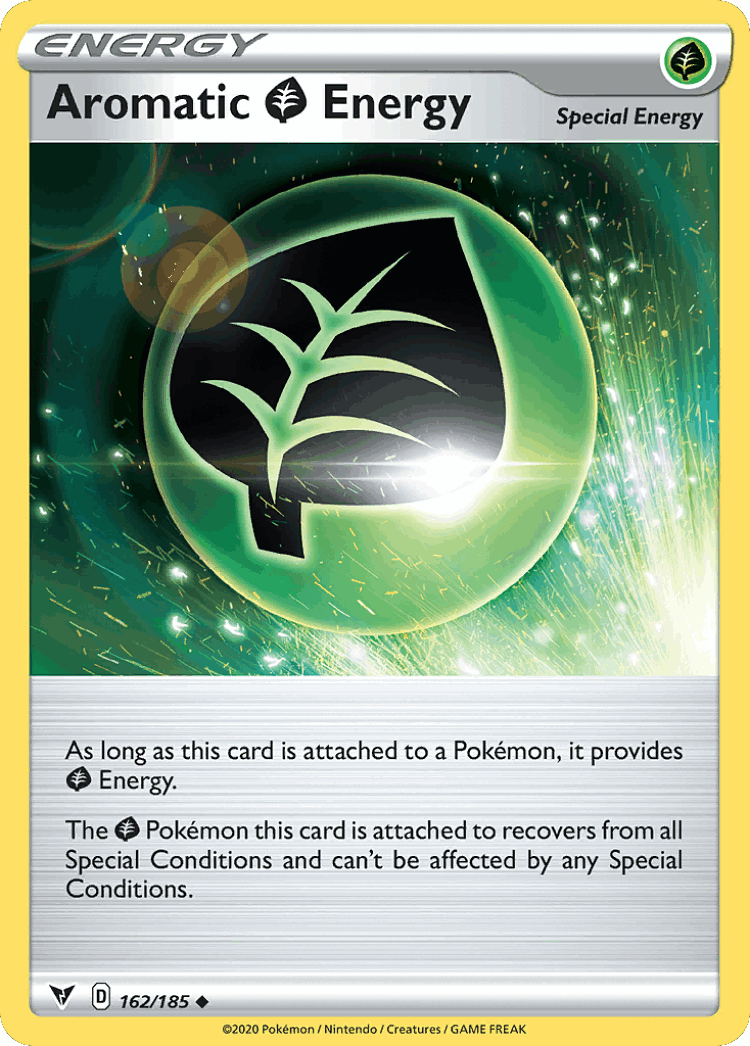Aromatic Grass Energy #162 from Vivid Voltage - Uncommon