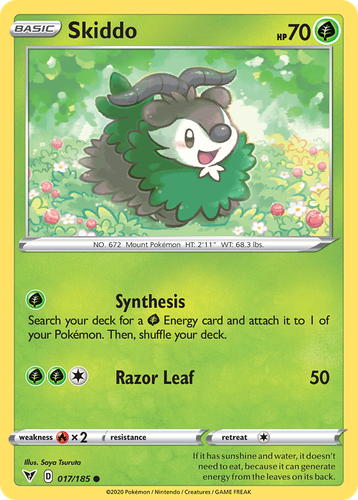 Skiddo #17 from Vivid Voltage - Common - Illustrated by Saya Tsuruta