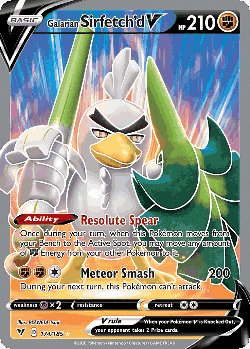 Galarian Sirfetch'd V 174, Vivid Voltage