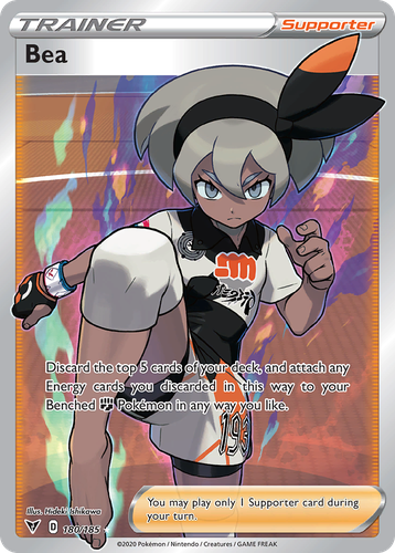 Bea #180 from Vivid Voltage - Rare Ultra - Illustrated by Hideki Ishikawa