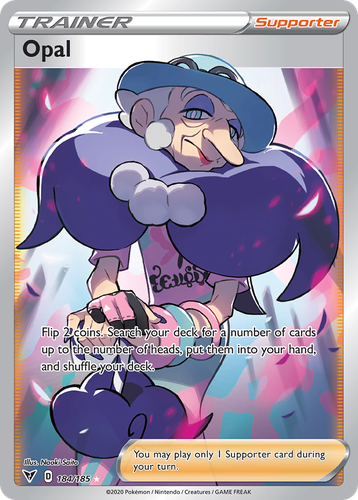 Opal #184 from Vivid Voltage - Rare Ultra - Illustrated by Naoki Saito