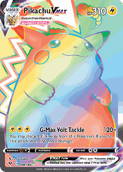 Pikachu VMAX 188, Vivid Voltage