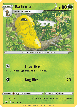 Kakuna Pokémon TCG card art