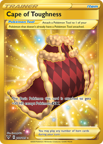 Cape of Toughness #200 from Vivid Voltage - Rare Secret - Illustrated by inose yukie