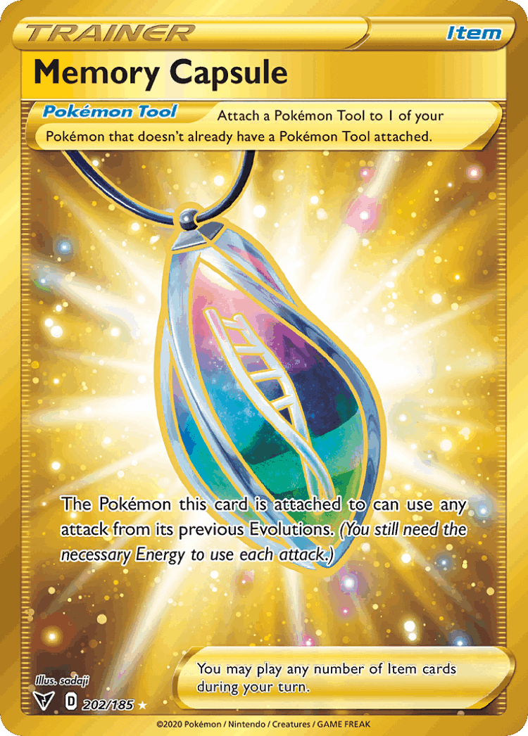 Memory Capsule #202 from Vivid Voltage - Rare Secret - Illustrated by sadaji