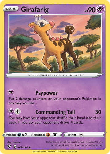 Girafarig 65, Vivid Voltage