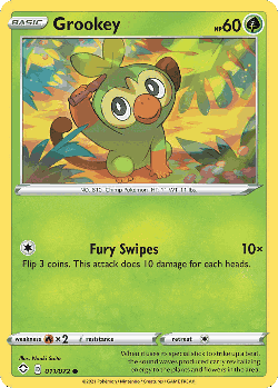 Grookey Pokémon TCG card art