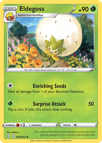 Eldegoss Pokémon TCG card art
