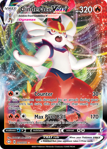Cinderace VMAX Pokémon TCG card art