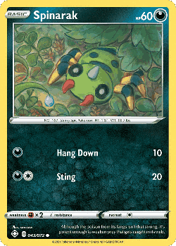 Spinarak 43, Shining Fates