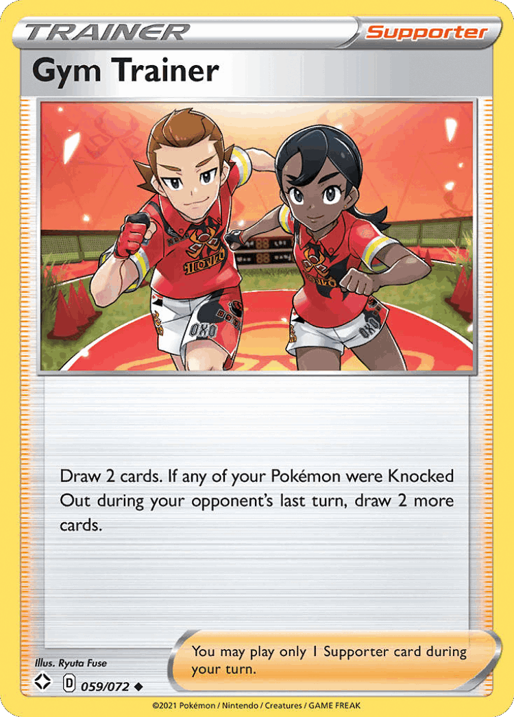 Gym Trainer #59 from Shining Fates - Uncommon - Illustrated by Ryuta Fuse