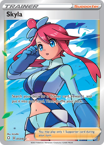 Skyla #72 from Shining Fates - Rare Ultra - Illustrated by kirisAki