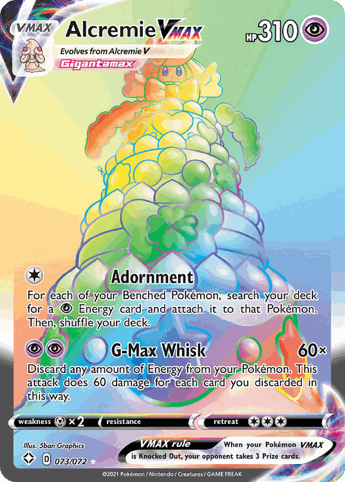 Alcremie VMAX 73, Shining Fates