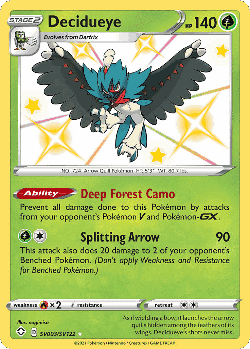 Decidueye Pokémon TCG card art