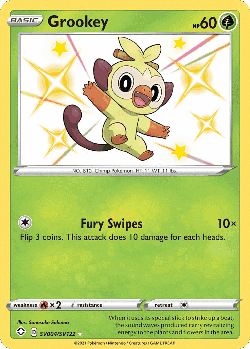 Grookey Pokémon TCG card art