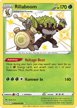 Rillaboom Pokémon TCG card art