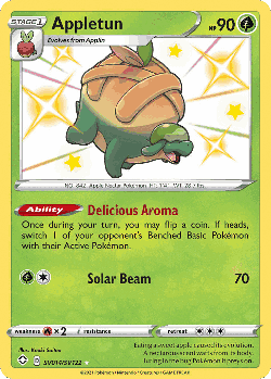 Appletun Pokémon TCG card art