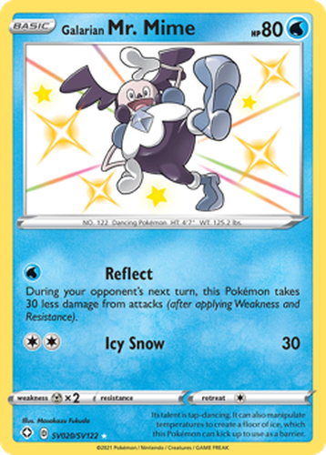 Galarian Mr. Mime Pokémon TCG card art