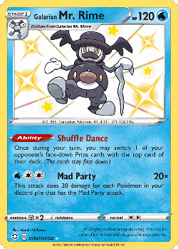 Galarian Mr. Rime Pokémon TCG card art