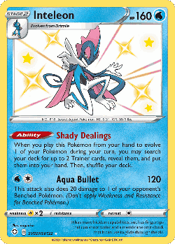 Inteleon 27, Shining Fates Shiny Vault
