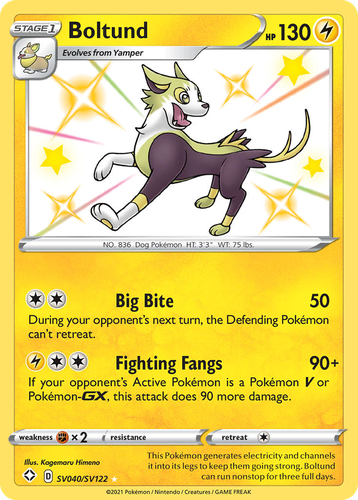 Boltund 40, Shining Fates Shiny Vault