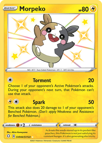 Morpeko 44, Shining Fates Shiny Vault