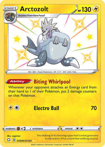 Arctozolt 46, Shining Fates Shiny Vault
