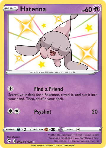 Hatenna 54, Shining Fates Shiny Vault