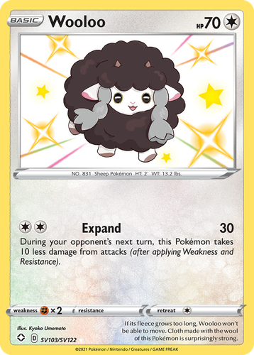 Wooloo 103, Shining Fates Shiny Vault