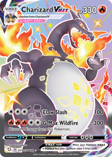 Charizard VMAX 107, Shining Fates Shiny Vault