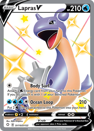 Lapras V 110, Shining Fates Shiny Vault