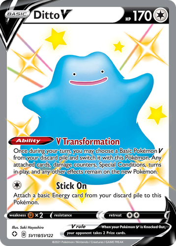 Ditto V 118, Shining Fates Shiny Vault