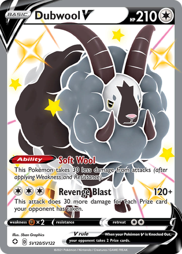 Dubwool V 120, Shining Fates Shiny Vault